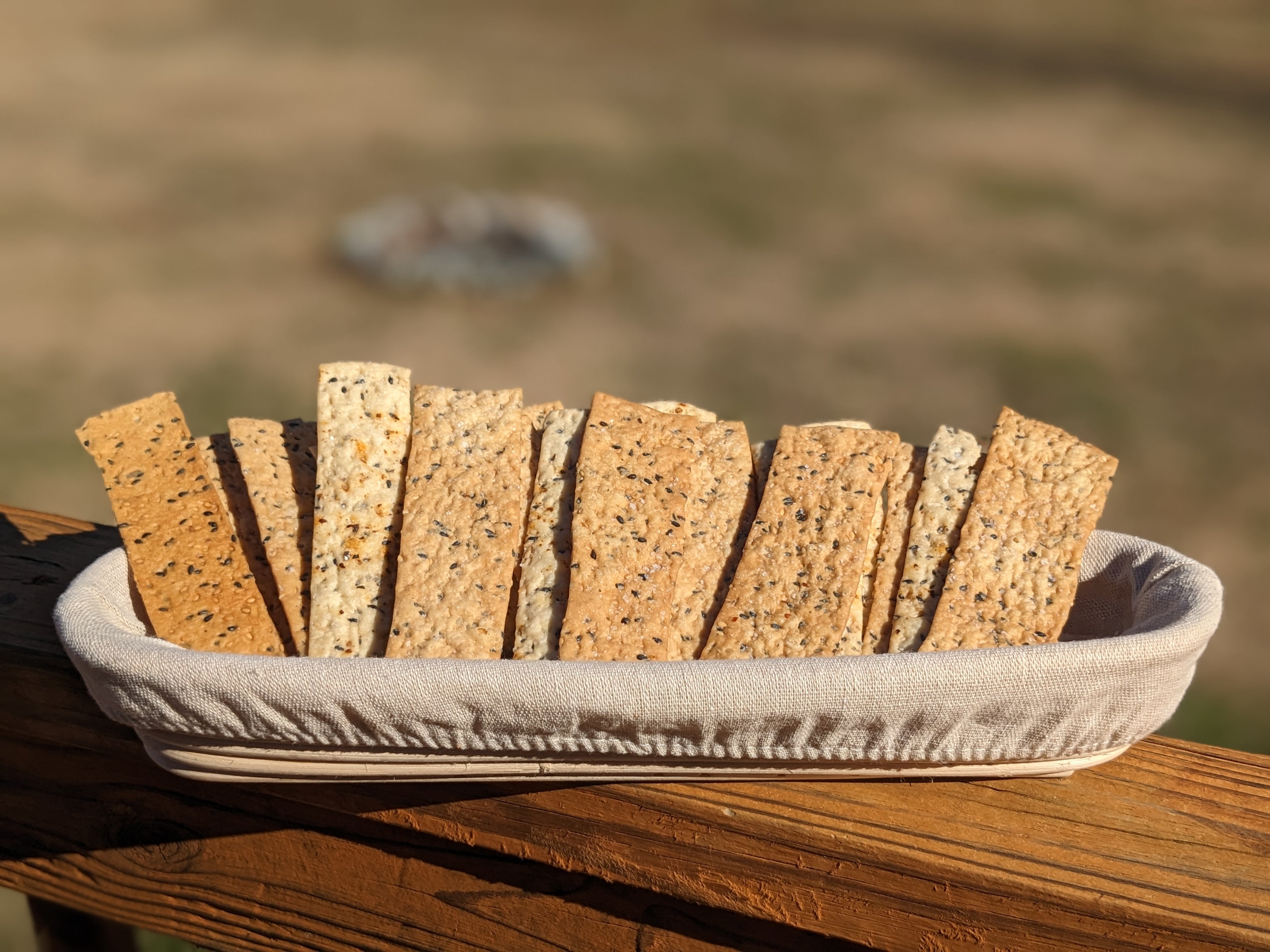 Sourdough Crackers